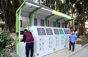 帶洗手池垃圾分類亭